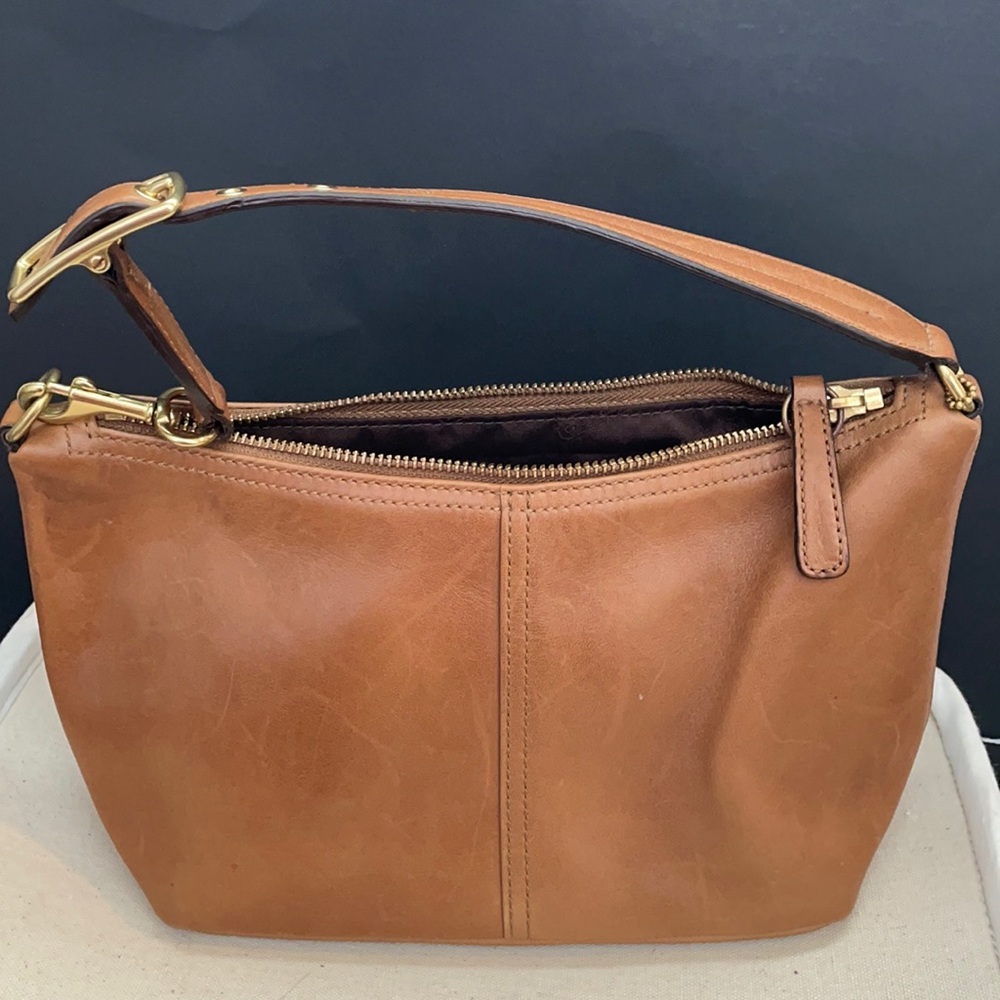 Coach brown leather bag